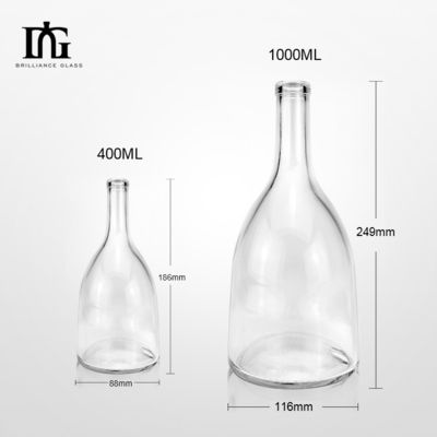 250 ml/500 ml/700 ml/750 ml Γύρω μπουκάλι με σφραγίδα