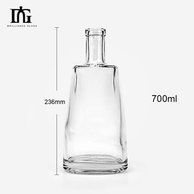 Βασικό υλικό Γυαλί 50ml 350ml 700ml 750ml 1000ml μπουκάλι βότκας για ποτά