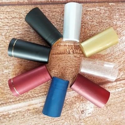 Προσαρμοσμένο PVC Necking Tape Glass Bottle Shrink Cap για λύσεις συσκευασίας ποτών
