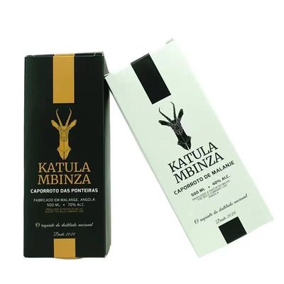 Μία μπουκάλι 750 ml κόκκινου κρασιού Κουτί δώρου Προσαρμοσμένο Τυπωμένο PU δερμάτινο κουτί συσκευασία