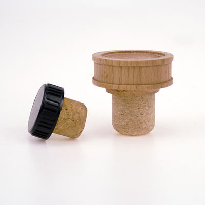 14mm 19mm 22.5mm T-top σχήμα φυσικό ξύλο φελλό κρασί φιάλες καπάκια με Custom Logo