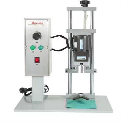 DDX-450 χειροκίνητη ημιαυτόματη μηχανή σπειροειδούς σφράγισης μπουκαλιού γυαλιού αλουμινίου για χρήση
