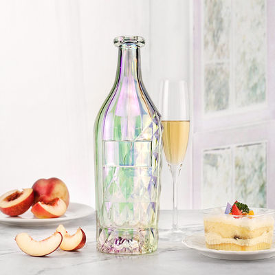 Φιάλες κρασιού σε σχήμα διαμαντιού 700 ml/750 ml/1000 ml χωρητικότητα για ανθρακούχα ποτά