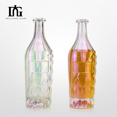 Φιάλες κρασιού σε σχήμα διαμαντιού 700 ml/750 ml/1000 ml χωρητικότητα για ανθρακούχα ποτά