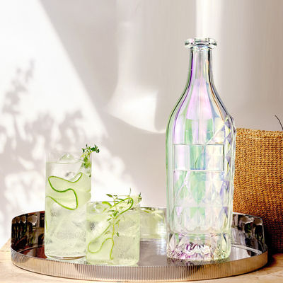 Φιάλες κρασιού σε σχήμα διαμαντιού 700 ml/750 ml/1000 ml χωρητικότητα για ανθρακούχα ποτά