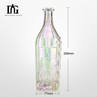 Φιάλες κρασιού σε σχήμα διαμαντιού 700 ml/750 ml/1000 ml χωρητικότητα για ανθρακούχα ποτά