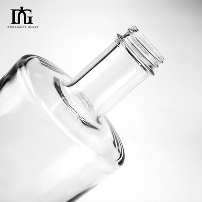 500 ml 750 ml μπουκάλια από γυαλί γεύσης για οινοπνεύματα κομψό και κομψό σχέδιο