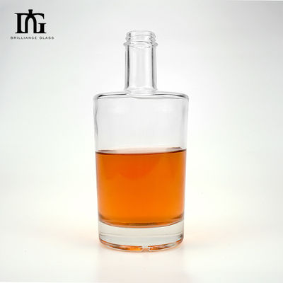 500 ml 750 ml μπουκάλια από γυαλί γεύσης για οινοπνεύματα κομψό και κομψό σχέδιο