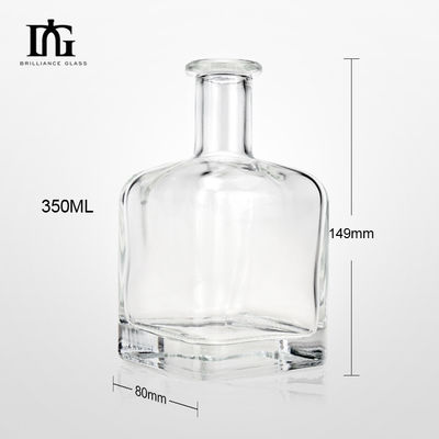 Γυάλινο μπουκάλι βότκα με φελλό 350ml 750ml 700ml χωρητικότητα Βασικό υλικό γυαλί