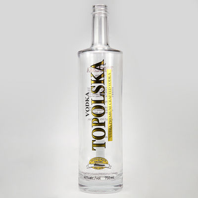 750ml 700ml Chicago Style γυάλινο μπουκάλι κρασιού με ξύλινο καπάκι από φελλό και προσαρμοσμένο λογότυπο