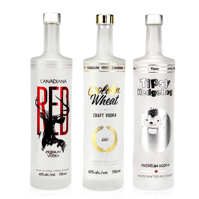 750ml 700ml Chicago Style γυάλινο μπουκάλι κρασιού με ξύλινο καπάκι από φελλό και προσαρμοσμένο λογότυπο