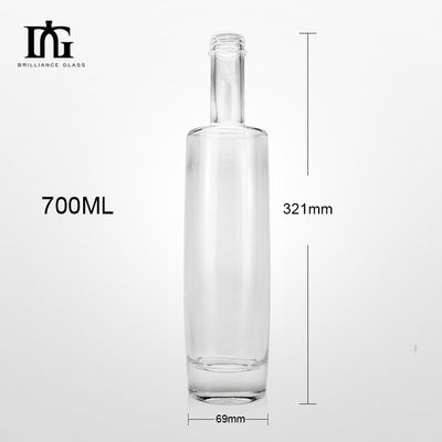 700 ml γυάλινα μπουκάλια για αλκοολούχα ποτά