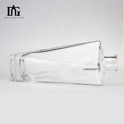 700 ml Custom Square Shape Super Flint Glass Liquor Bottle για Ουίσκι Βότκα Τεκίλα