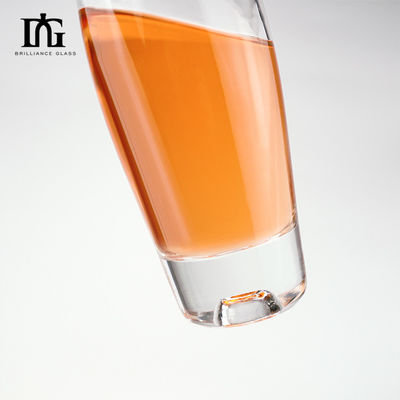 550 ml γυάλινο μπουκάλι για ουίσκι Brandy Vodka OEM/ODM Αποδεκτό και χαρακτική επιφάνεια χειρισμού