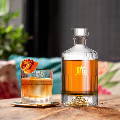 Κελάρι από γυαλί 500 ml Δυστυχές μπουκάλι για ουίσκι Μπράντυ Ρουμ Τζιν Λικέρ