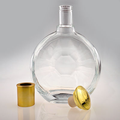 500 ml 700 ml 750 ml γυάλινα μπουκάλια για χειρισμό της επιφάνειας πάγου Τζιν Βότκα Ουίσκι Λικέρ