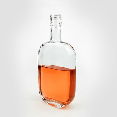 Καυτό Στάμπλινγκ 500Ml Άδειο Κουαρτ Σπαθί Γυαλί Βότκα μπουκάλι με καπάκι βίδα για οινοπνεύματα