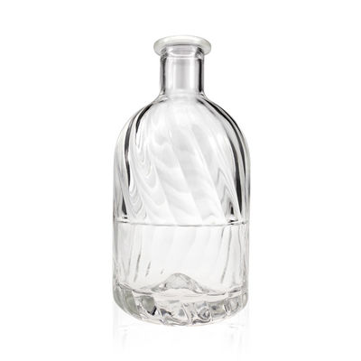 Προσαρμοσμένη χαρακτική 375ml 500ml 700ml γυάλινα μπουκάλια για χυμό κρασί Αλκοόλ ρούμι Μπράντυ