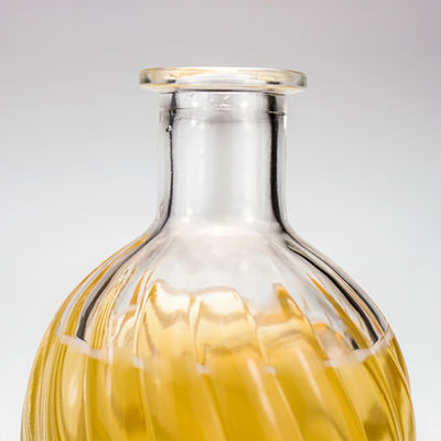 Προσαρμοσμένη χαρακτική 375ml 500ml 700ml γυάλινα μπουκάλια για χυμό κρασί Αλκοόλ ρούμι Μπράντυ
