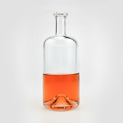 750 ml γυάλινο μπουκάλι με χαρακτική επιφάνεια και καπάκι από φελλό