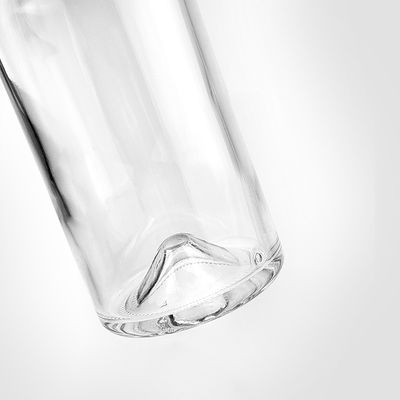 750 ml γυάλινο μπουκάλι με χαρακτική επιφάνεια και καπάκι από φελλό