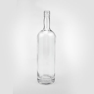 750ml 75cl Διαφανή κενά γυάλινα μπουκάλια για αλκοόλ για OEM / ODM Αποδεκτή προσαρμογή