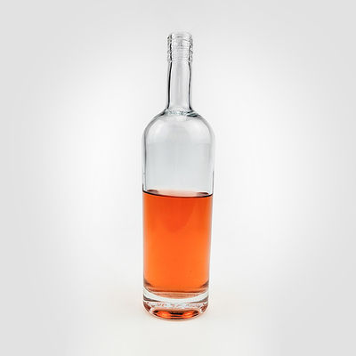 750ml 75cl Διαφανή κενά γυάλινα μπουκάλια για αλκοόλ για OEM / ODM Αποδεκτή προσαρμογή