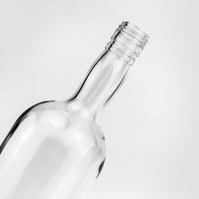 750ml 75cl Διαφανή κενά γυάλινα μπουκάλια για αλκοόλ για OEM / ODM Αποδεκτή προσαρμογή