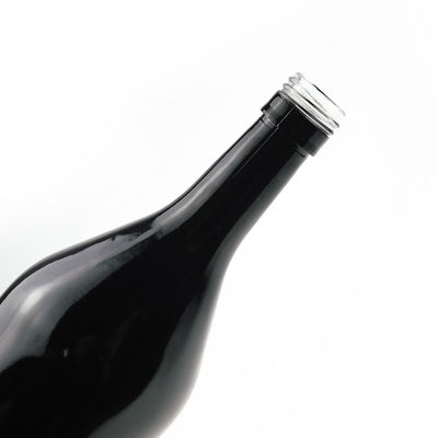 500 ml γυάλινο μπουκάλι για τζιν ρούμι τεκίλα ουίσκι οινοπνευματώδη ποτά μαύρη ζωγραφική