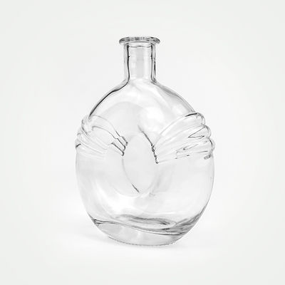 500 ml 700 ml σαφές γυάλινο μπουκάλι με φελλό για μπράντυ Δικαιούμενο OEM/ODM μοναδικό