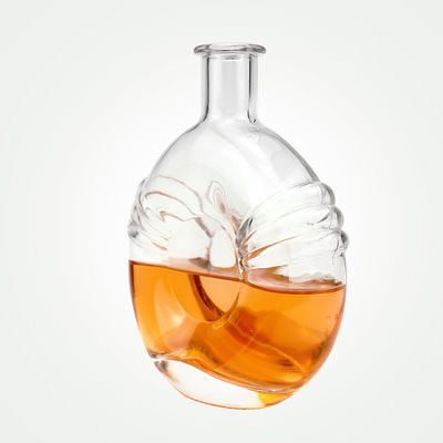 500 ml 700 ml σαφές γυάλινο μπουκάλι με φελλό για μπράντυ Δικαιούμενο OEM/ODM μοναδικό