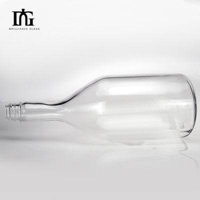 Προσαρμοσμένο λογότυπο Αποδεκτό 1750ml παγωμένο γυάλινο μπουκάλι βότκα για άδειο κύλινδρο κρασί