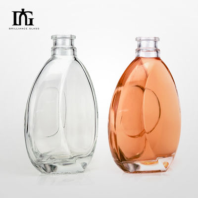 Κεπάκι τύπου φελλού και τα δύο ποτά Ποτό 500 ml 750 ml Ειδικό σχήμα Διαφανές γυάλινο μπουκάλι