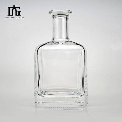 Υλικό γυάλινου κολάρου 350 ml κενό μπουκάλι για ποτά και οινοπνευματώδη