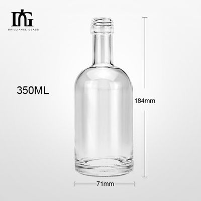 Γυάλινα μπουκάλια αλκοόλ Spirits Vodka Liquor μπουκάλι 350ml 700ml 750ml Nordic διαφανές