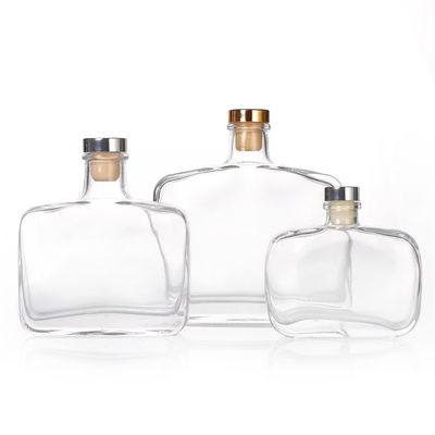 Άδειο Super Flint Vodka Τζιν γυάλινο μπουκάλι 360 ml με υλικό για το κολάρο και πώμα
