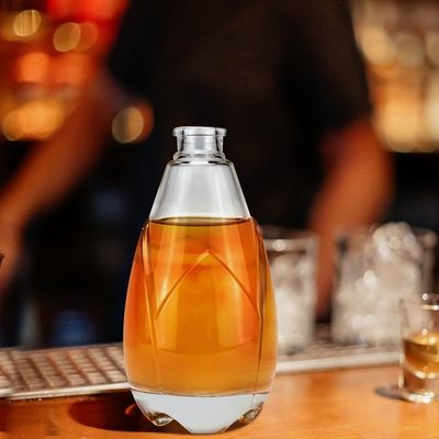 Δικαιούμενο OEM/ODM 500ml γυάλινο μπουκάλι τζιν με εκτύπωση οθόνης
