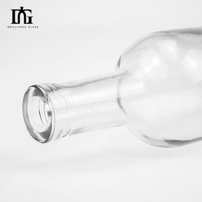 Γυάλινο ποτό κενό μπουκάλι 700ml για οινοπνευματώδη ποτά κολάρο υλικό γυαλί από την Κίνα