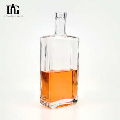 Βάζο γυάλινο με χαραγμένο για παραγγελία 700ml Τζιν Ρουμ Άδειο 700ml 750ml Βότκα Ουίσκι Μπράντυ