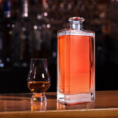 Ετικέτα 500 ml 750 ml με πάχος κάτω χαραγμένο με θερμό σφραγισμό