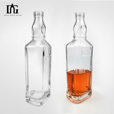 Υψηλή φιάλη ουίσκι 700 ml κατασκευασμένη από γυαλί Extra Flint με χαραγμένη εκτύπωση Decal
