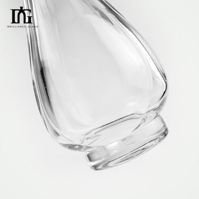 Γυάλινο μπουκάλι κρασιού 750ml με πολυτελές πυραμίδιο κρυστάλλιο και φελλό σφραγίδα