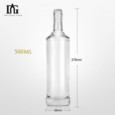 500 ml 700 ml σαφές γυάλινο μπουκάλι με σκορπιό μέσα Εξαιρετική και ανθεκτική