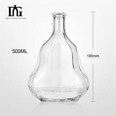 Προσαρμοσμένο 500 ml/1000 ml Guitar Glass Whiskey Brandy Glass Flask για οινοπνευματώδη και ποτά