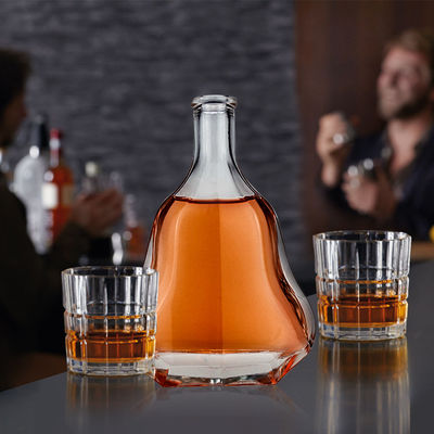 Προσαρμοσμένο 500 ml/1000 ml Guitar Glass Whiskey Brandy Glass Flask για οινοπνευματώδη και ποτά