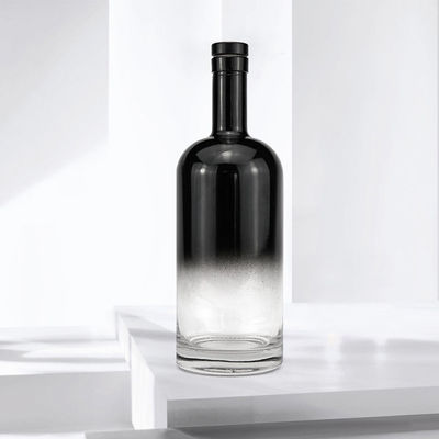 Υλικό γυάλινου κολάρου 500ml 700ml 750ml Μπουκάλια βότκας για ποτά και ποτά
