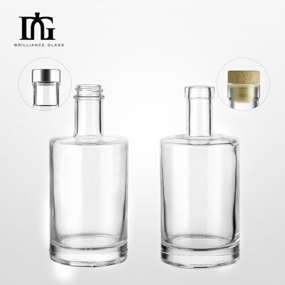 Λικέρ και Ποτά 500 ml Στρογγυλό μπουκάλι ουίσκι με γράμματα 700 ml γυάλινο μπουκάλι