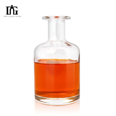 500 ml γυάλινα στρογγυλά μπουκάλια με σχήμα βότκα, ρούμι, αλκοόλ για αποστακτήρια και αποσταγμένα ποτά