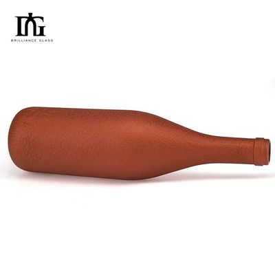 500 ml 700 ml 750 ml στρογγυλό γυάλινο μπουκάλι για κρασί λικέρ Ουίσκι από υλικό φρίντα