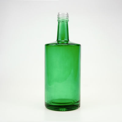 Super Flint Flat Shoulder γυάλινο μπουκάλι για οινοπνευματώδη ποτά και ποτά Custom 500ml 750ml